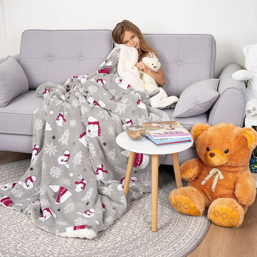 4Home Arctic Snuggles gyapjú hatású pléd, 150 x 200 cm