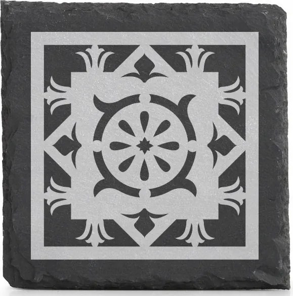 Kő alátét pala bögre x4 Divatos dekoráció dísz