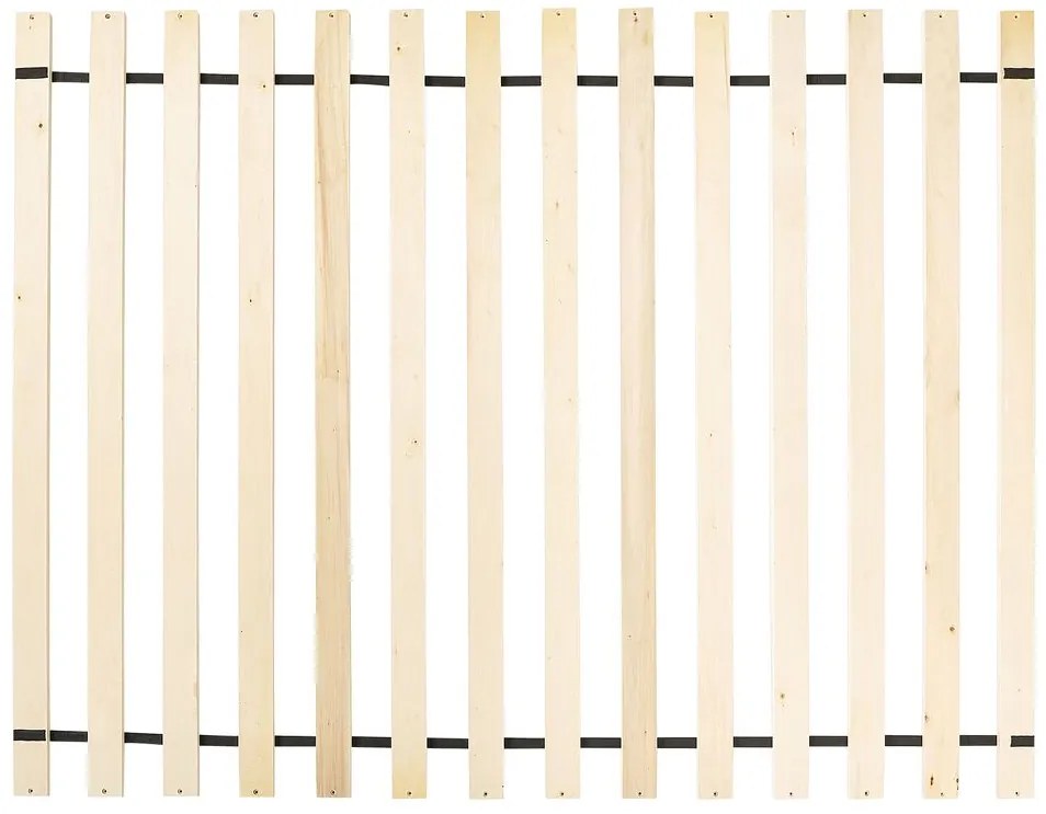 Franciaágy 140 cm AMBRE (ágyráccsal) (fekete). 1007087