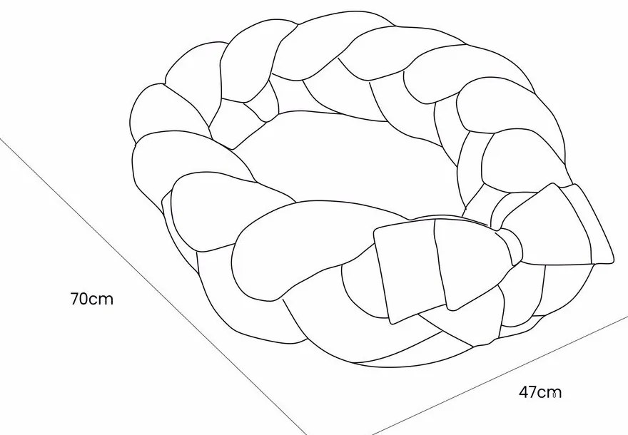 Fehér babafészek 47x70 cm – Meowbaby