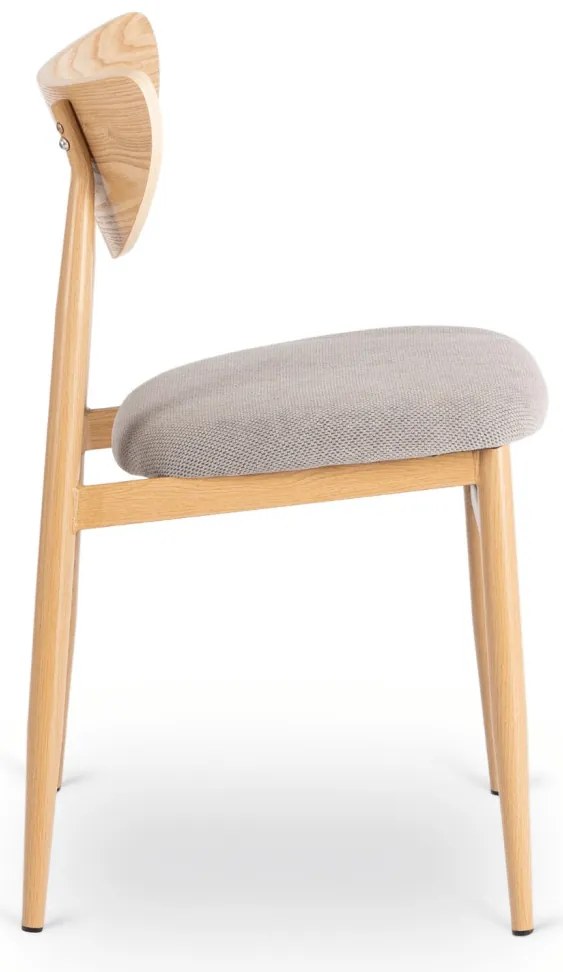 Tölgy/Szürke Étkezőszék BRAGA