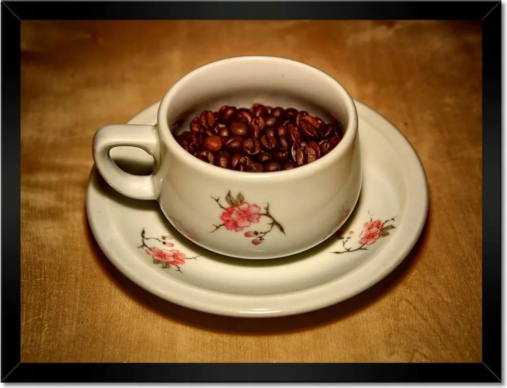Poszterek keretben 40x30 Kávéscsésze