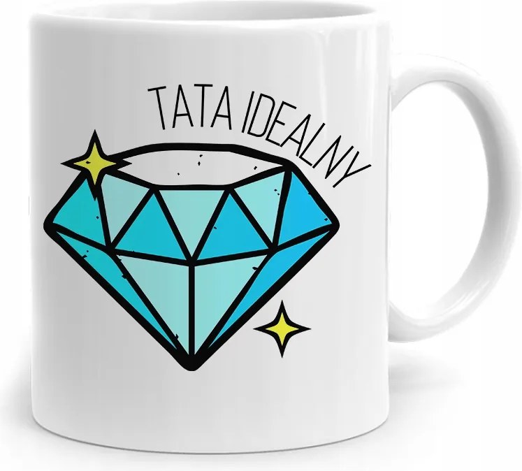 Apák Napi Bögre Apáknak Tökéletes Gyémánt nyomott mintával