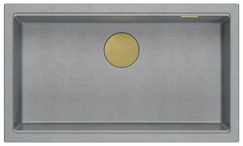 gránit mosogató Logan 110 Grey Metallic