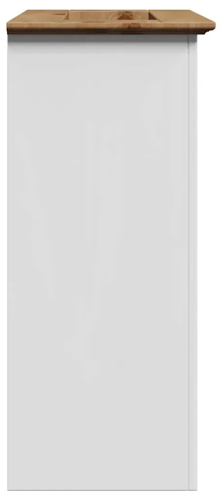 mosdószekrény BODO&quot; Fehér és barna 70x35x80 cm színben&quot;