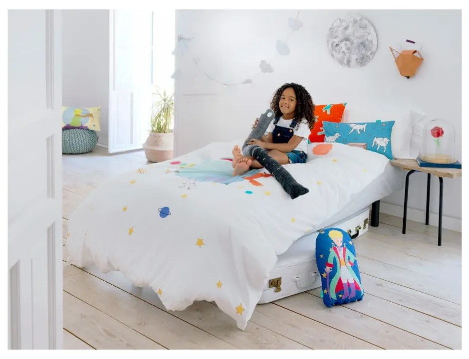 Kis herceg kétoldalas, pamut párnahuzat, 50 x 30 cm - Mr. Fox