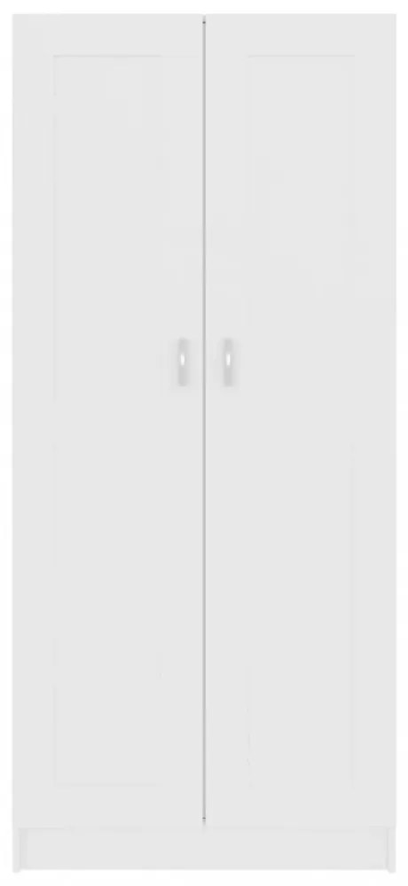 fehér szerelt fa könyvszekrény 82,5 x 30,5 x 185,5 cm