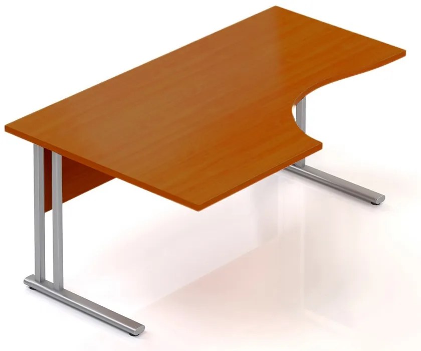 Visio ergonomikus asztal 160 x 100 cm, bal, cseresznye