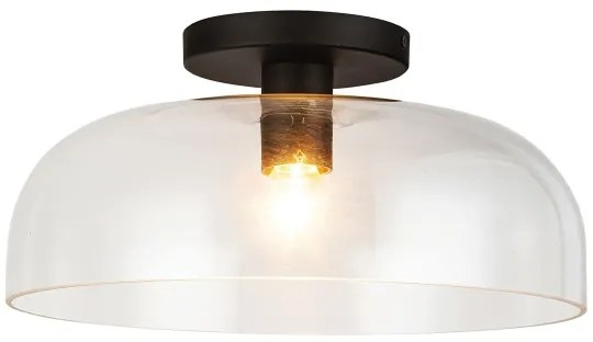 Alora Mood ALM-SYLVIA-SF-BK-CL - Mennyezeti lámpa SYLVIA 1xE27/60W/230V fekete