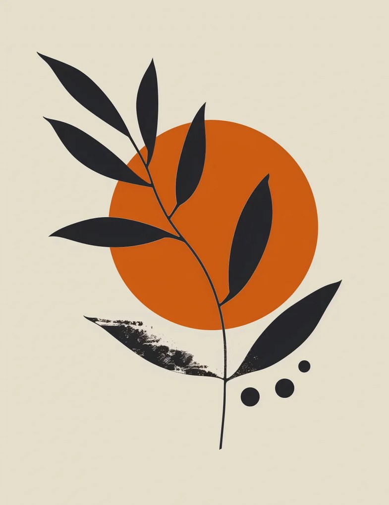 Poszter 50x65cm Élénkített Nap