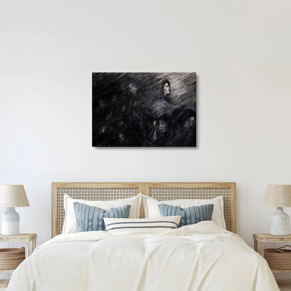 Kép - Szomorúság és lemondás (70x50 cm)
