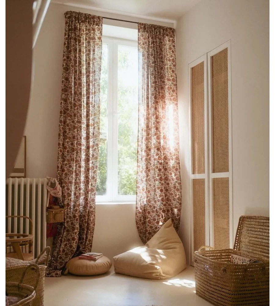 Világossárga gyerek babzsák Cleo Light Honey – Lorena Canals