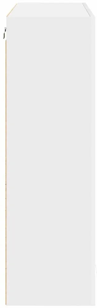 Függő szekrény polcokkal Riga Fehér 80 x 31 x 100 cm Faanyag