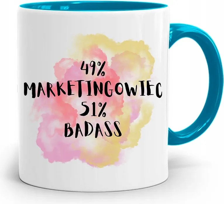 Marketingeseknek Marketing Bögre Kék Ajándék fényképes nyomtatással