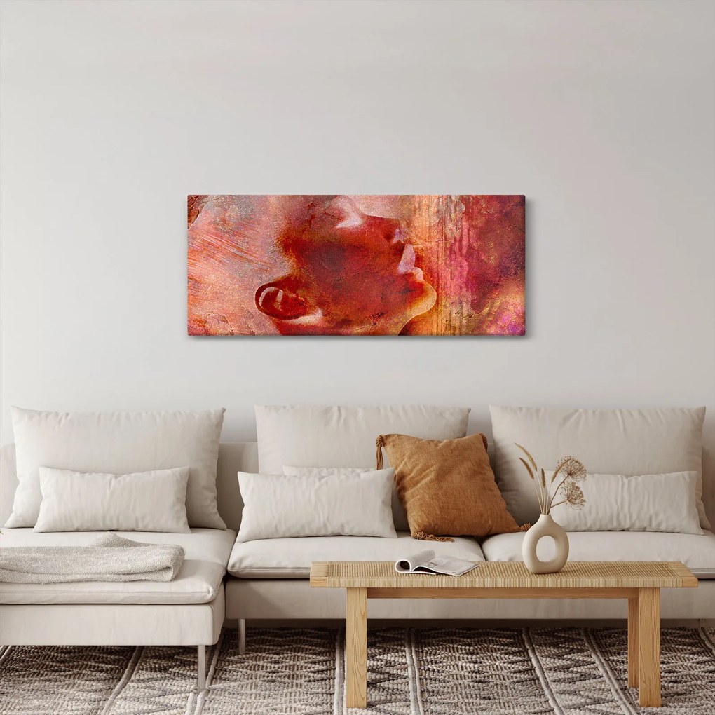 Kép - Egy női arc profilja (120x50 cm)