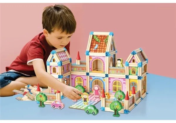 2Kids Toys - Fa építőkészlet: Kastély