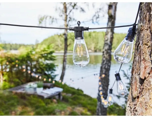 Markslöjd 107293 - LED kültéri dekorációs fényfüzér GIRLANDA GARDEN 10xLED 5,5m IP44
