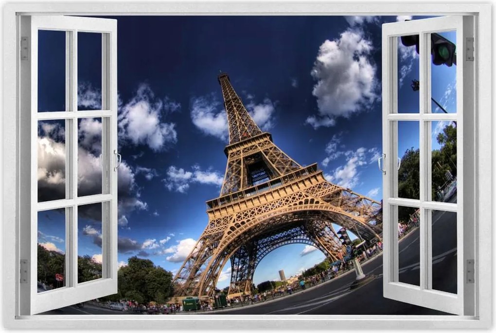 Poszterek 120x80 Eiffel-torony Párizsban