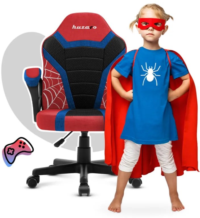 Gyermek gamer szék, gyerekeknek , Spider Mesh