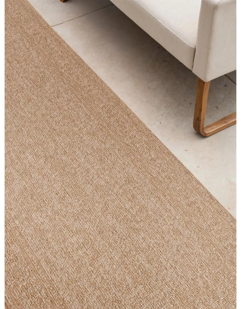 Bézs-elefántcsont színű kültéri-beltéri futószőnyeg 80x250 cm Duet Kona – NORTHRUGS