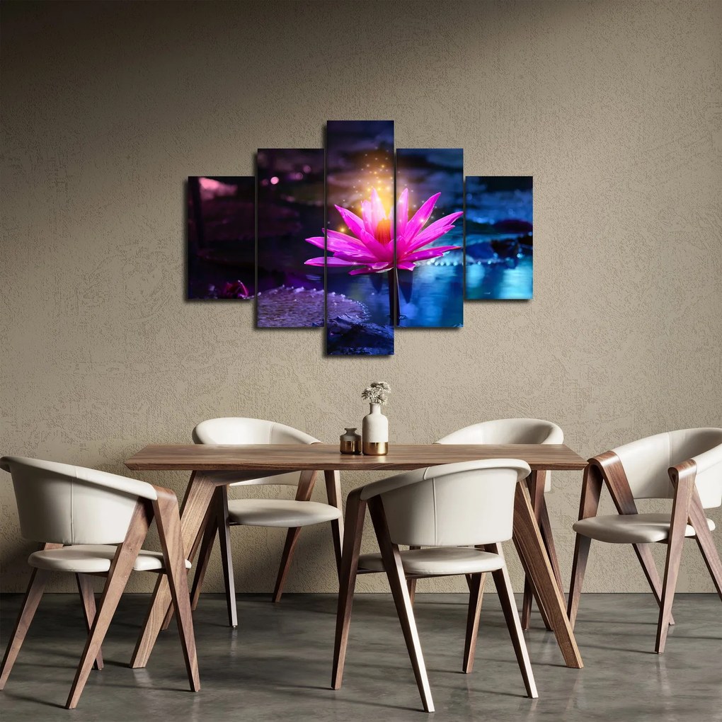 Tavirózsa a vízen képe (150x105 cm)