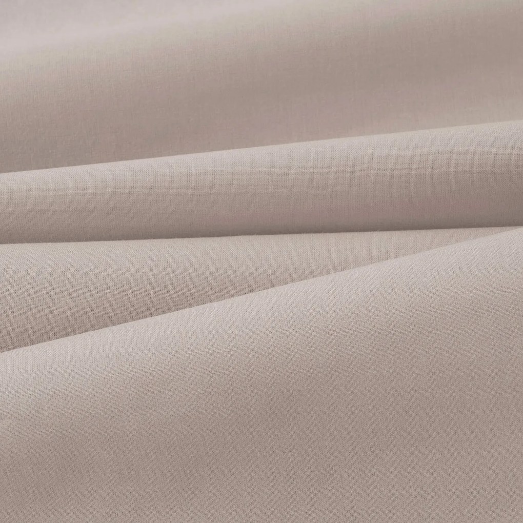 Goldea kör alakú pamut terítő - szürkésbarna Ø 160 cm