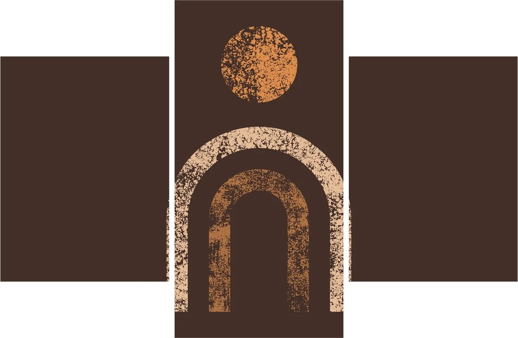 Kép - Narancssárga ívek N⁰1 (90x60 cm)