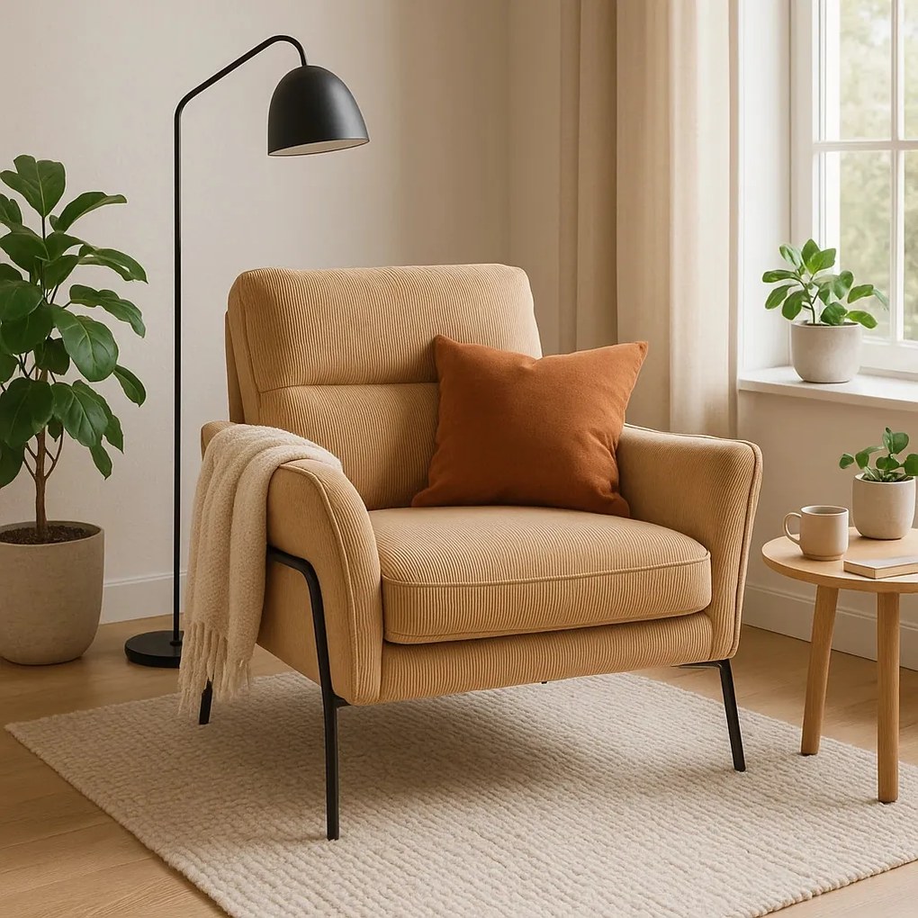 Fotel Bézs Színben. ALBERTO