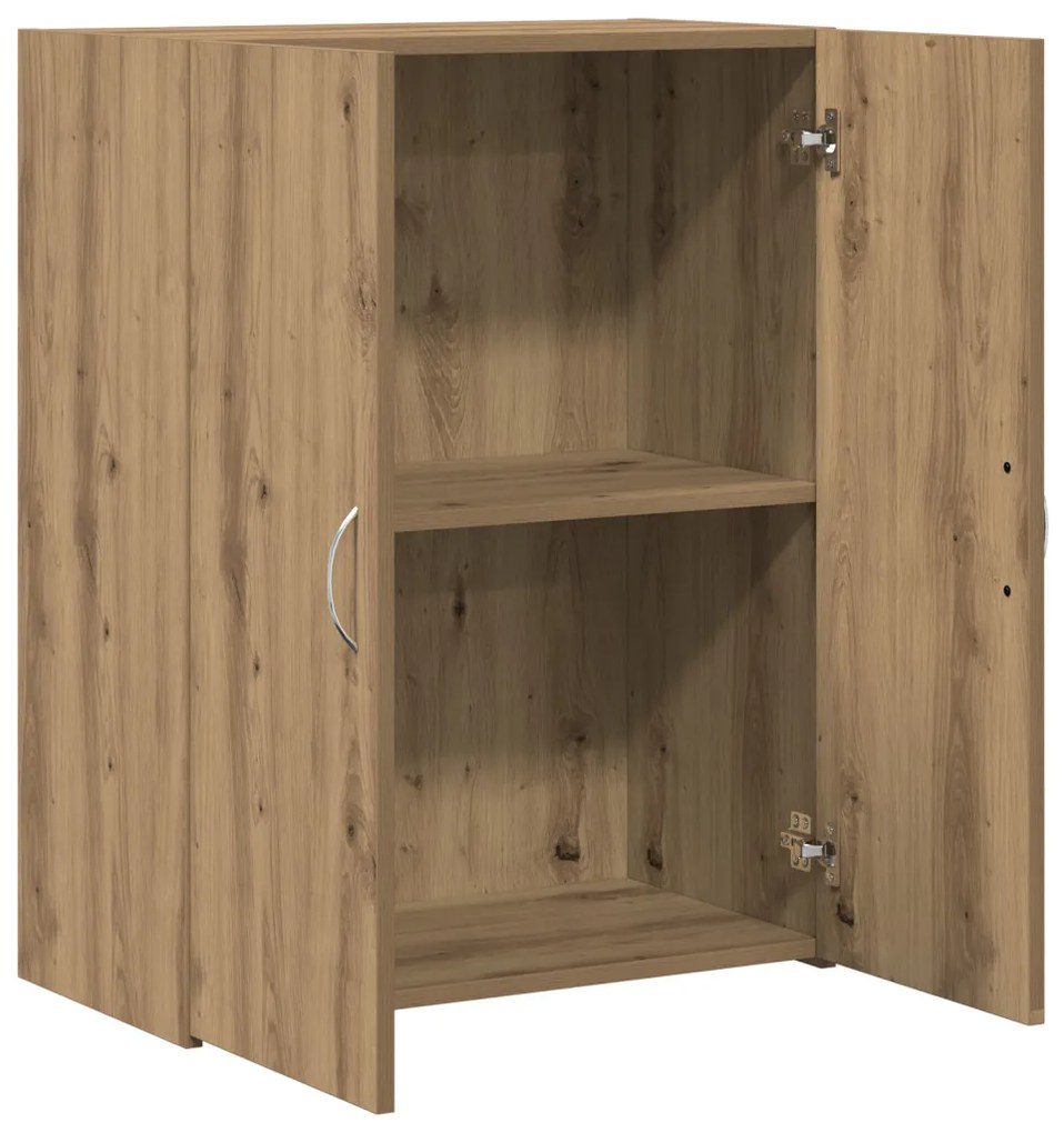 Irodai szekrény - Artisan tölgy - 60 x 32 x 77.5 cm - Műanyag
