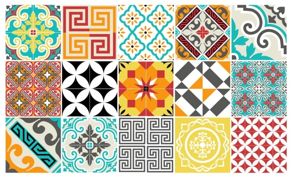 Bistro 15 db-os falmatrica szett, 20 x 20 cm - Ambiance