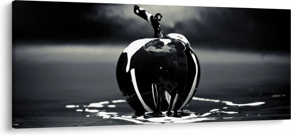 Egy fekete alma képe (120x50 cm)