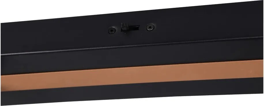 Fekete-bronzszínű LED spotlámpa 20,5x63 cm Ikaris – Trio Select