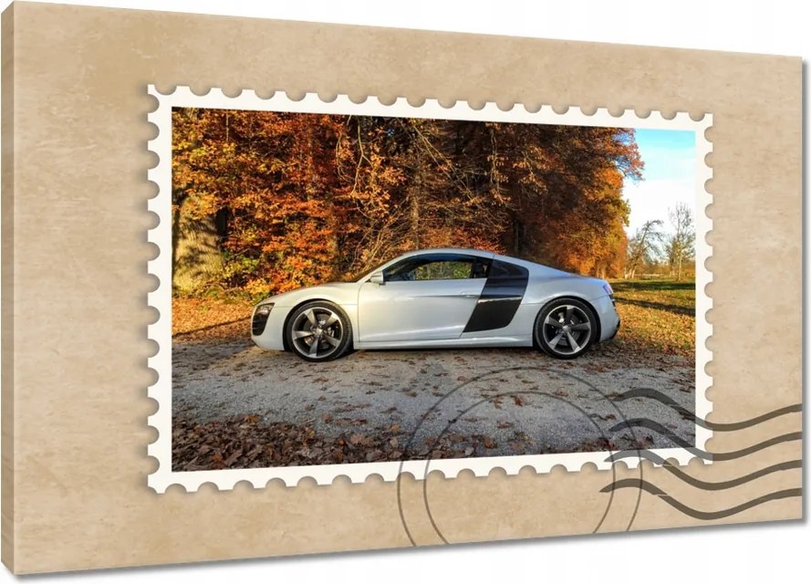 Vászonkép 60x40 Fehér Audi Tt