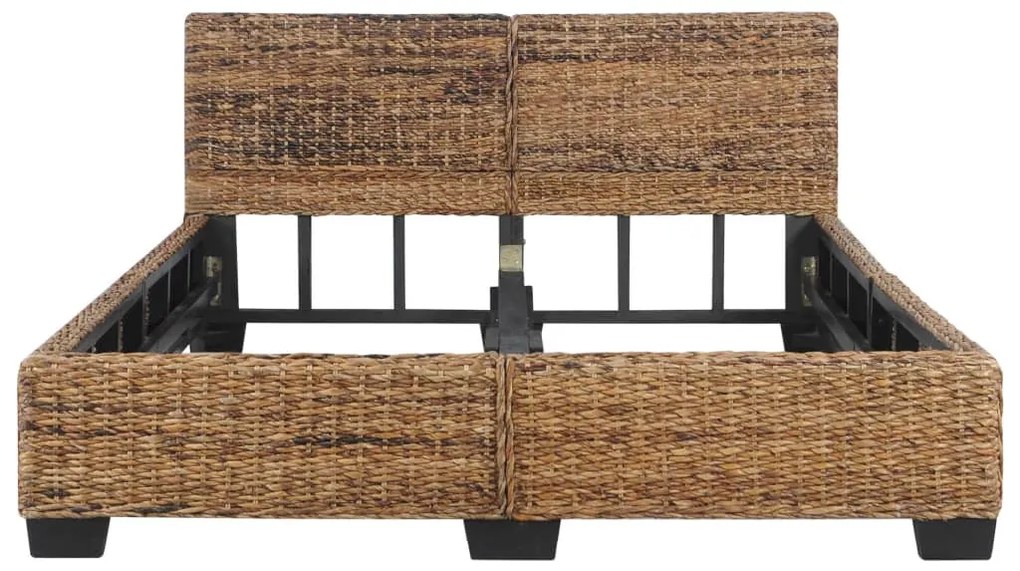 természetes rattan ágykeret 140 x 200 cm