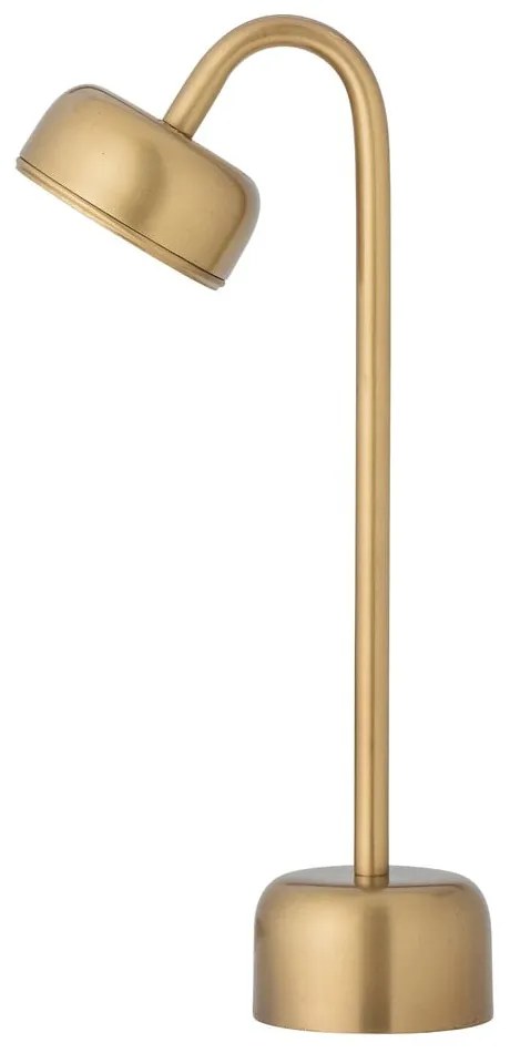 Aranyszínű LED dimmelhető asztali lámpa fém búrával (magasság 35,5 cm) Niko – Bloomingville