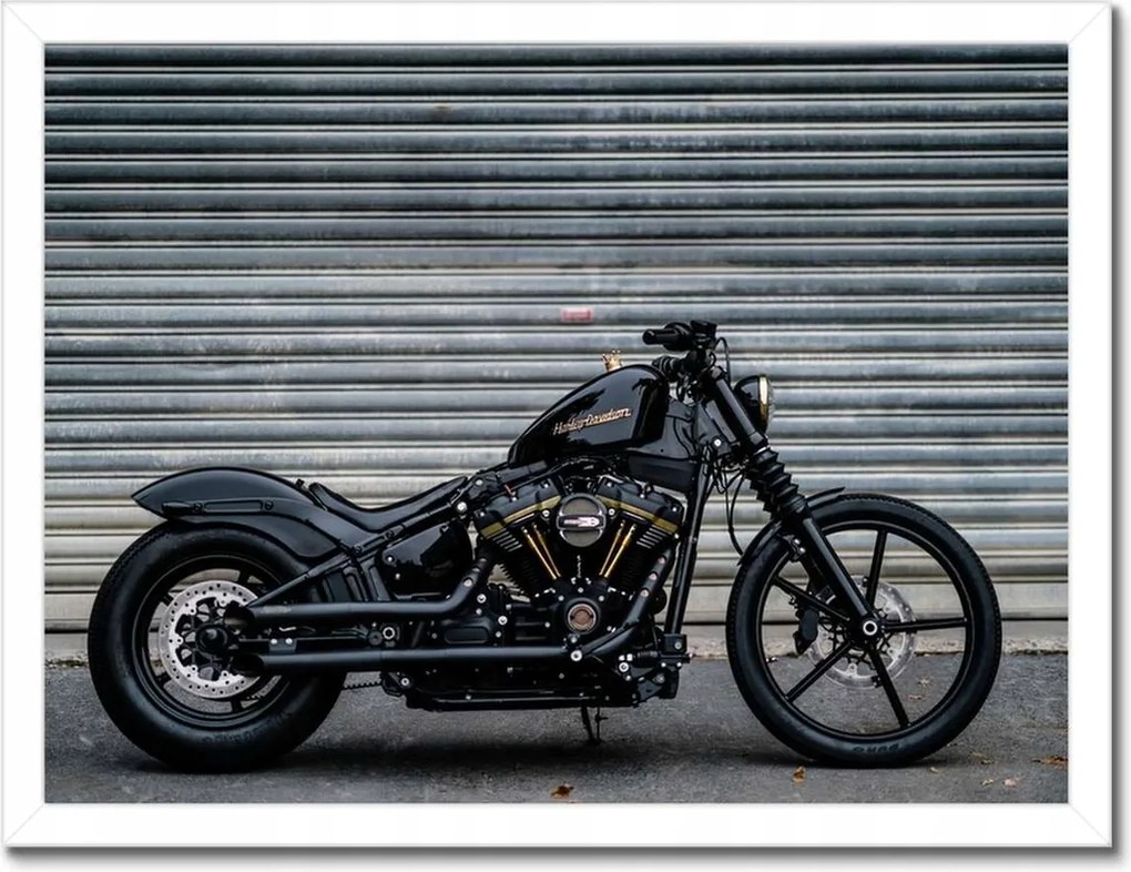 Poszterek keretben 40x30 Harley Davidson Motorkerékpár
