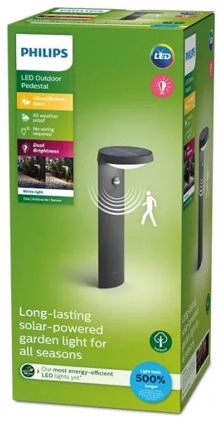 Philips - LED Napelemes lámpa érzékelővel TYLA LED/1,2W/4V 3000K IP44