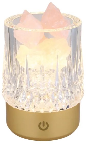 Globo 21044 - LIZZY LED/1W/5V 1200 mAh érintős asztali lámpa, arany