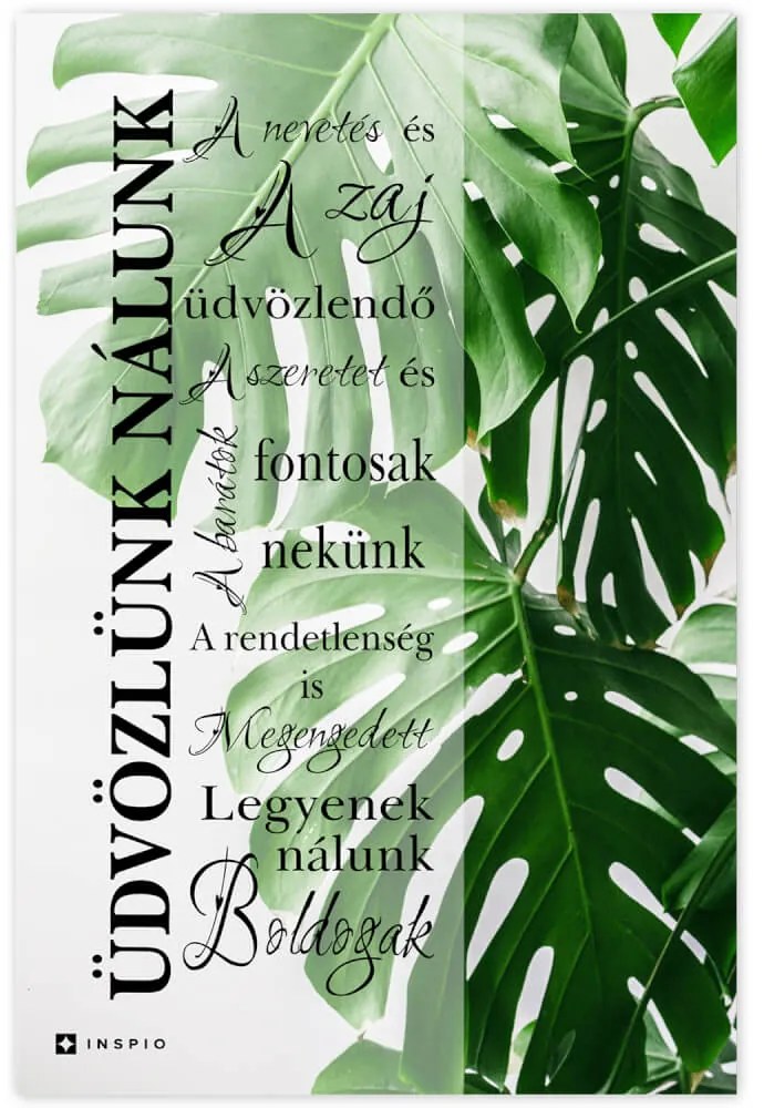 INSPIO Képek falra - Üdvözlünk...