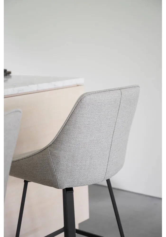 Bézs bárszék szett 2 db-os (ülésmagasság 65 cm) Alison – Rowico