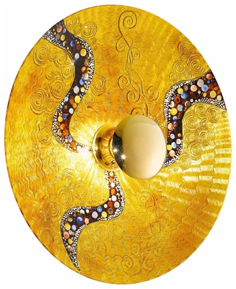 Kolarz 0365.61XL.V1.3 - Fali lámpa LUNA 1xE27/100W/230V 24K arany