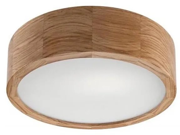 Lamkur Mennyezeti lámpa OAK 1xE27/60W/230V tölgy ø 27,5 cm LA38025