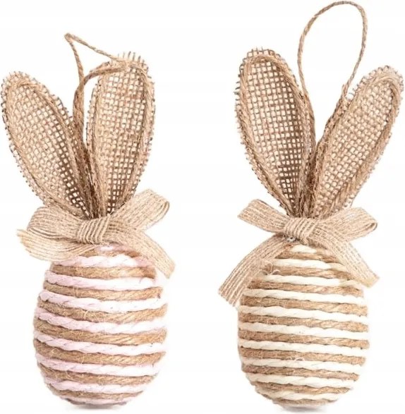 Passel kétszínű tojás medál szett fülekkel 2 db Homla