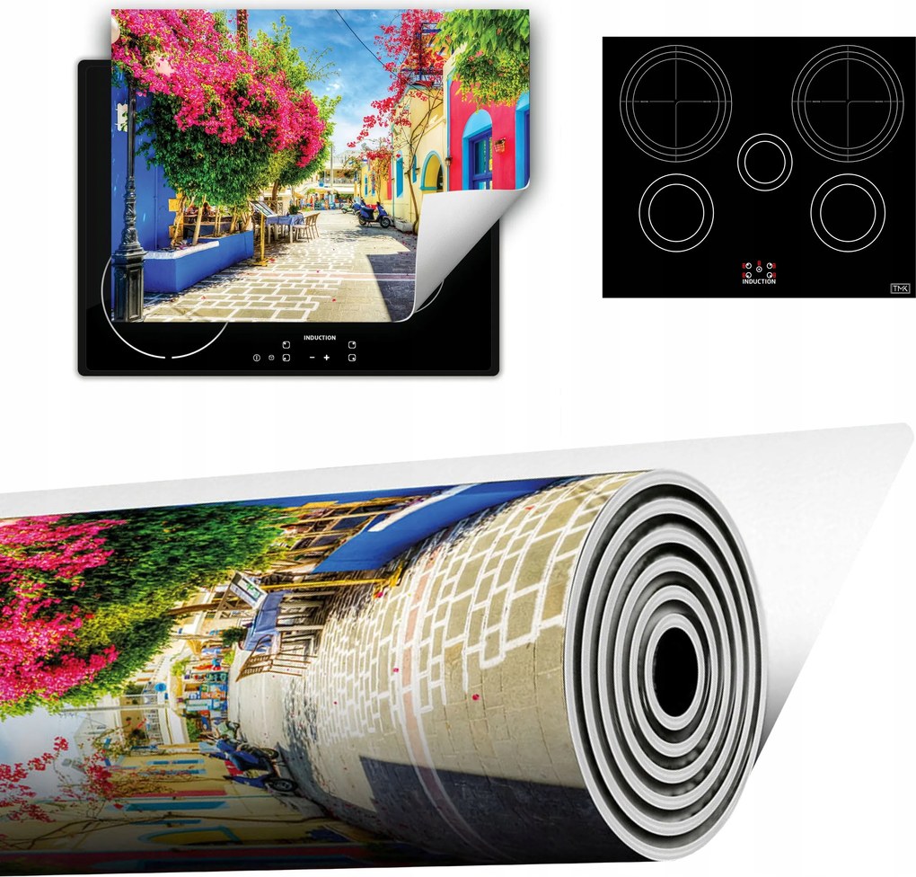 Vinyl Szőnyeg A Konyhába Több Hely 70x52 színes város