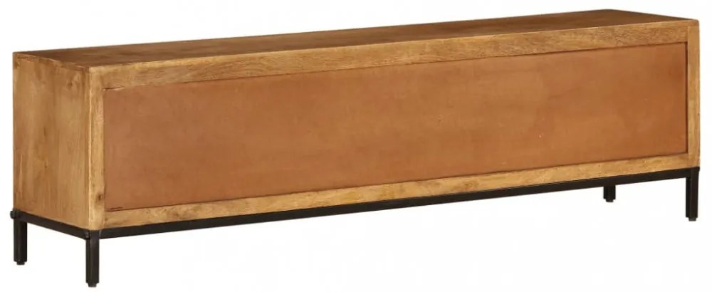 tömör mangófa TV-szekrény 140 x 30 x 40 cm