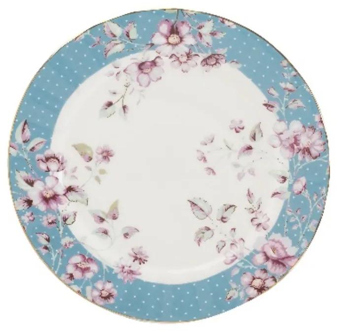 Porcelán desszertes tányér Ditsy Floral
