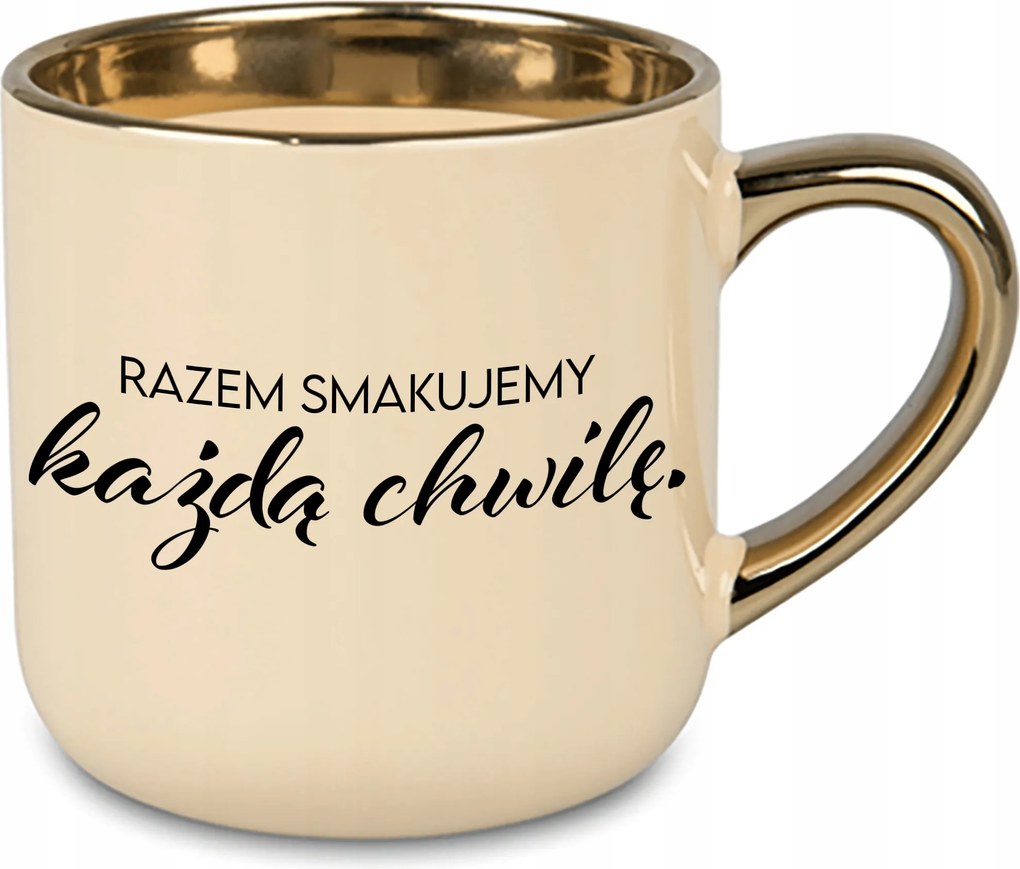 Bögre Nagy Krémszínű Együtt Ízlelünk Minden Pillanatot Ajándék Férj feleségének