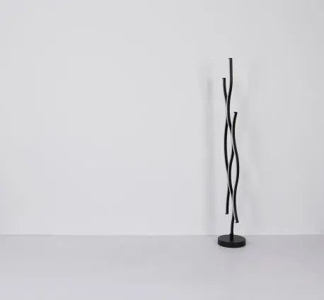 Globo 67206D Mennyezeti lámpa könnyűfém fekete matt, műanyag fehér, alumínium fekete matt, HxSzxM.: 1080x180x60mm, LED 35W 230V, 3610lm forrás, 1220lm kimenet, 3000K