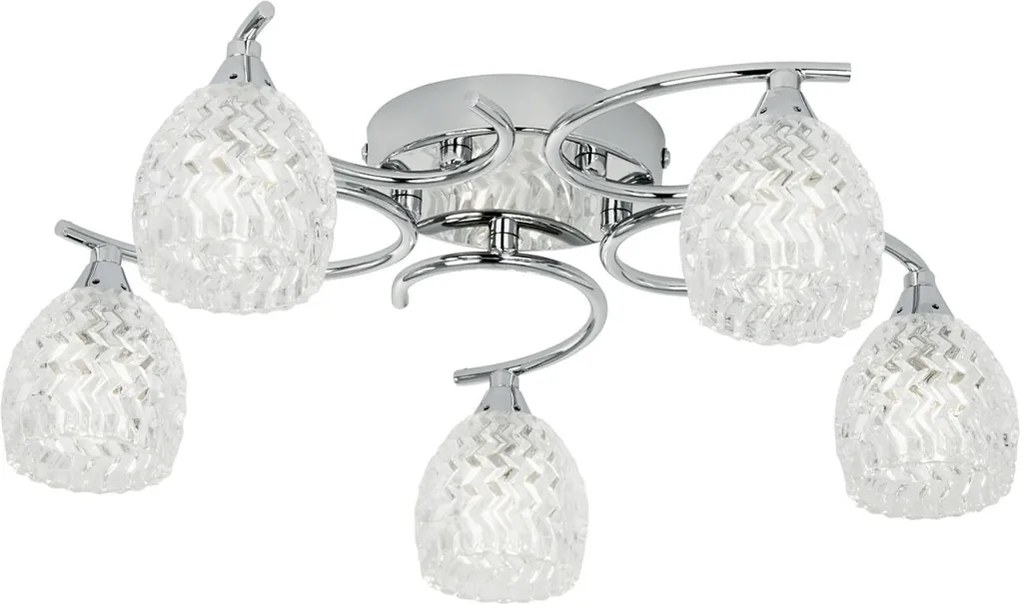 Endon BOYER BOYER-5CH Plafonlámpa 5x33W/G9 IP20