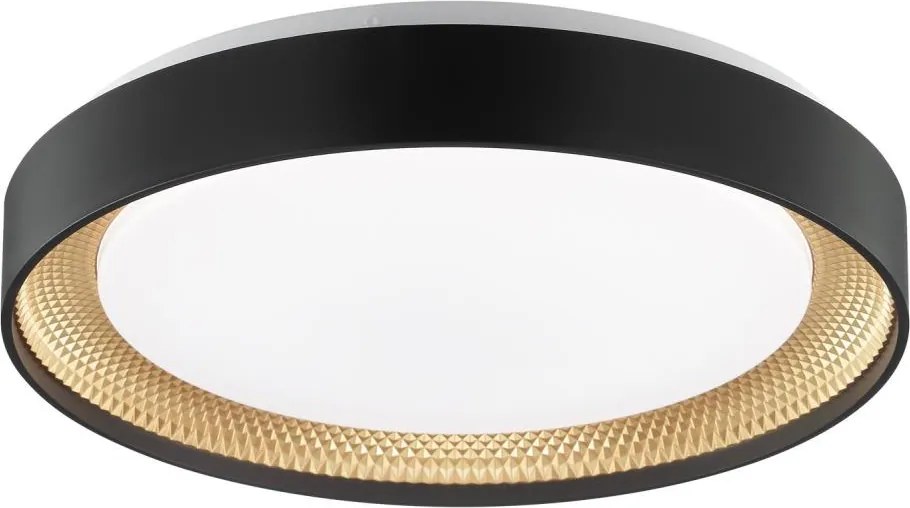 Brilliant - LED dimmelhető mennyezeti lámpatest WALDO LED/24W/230V fekete/arany + távirányító